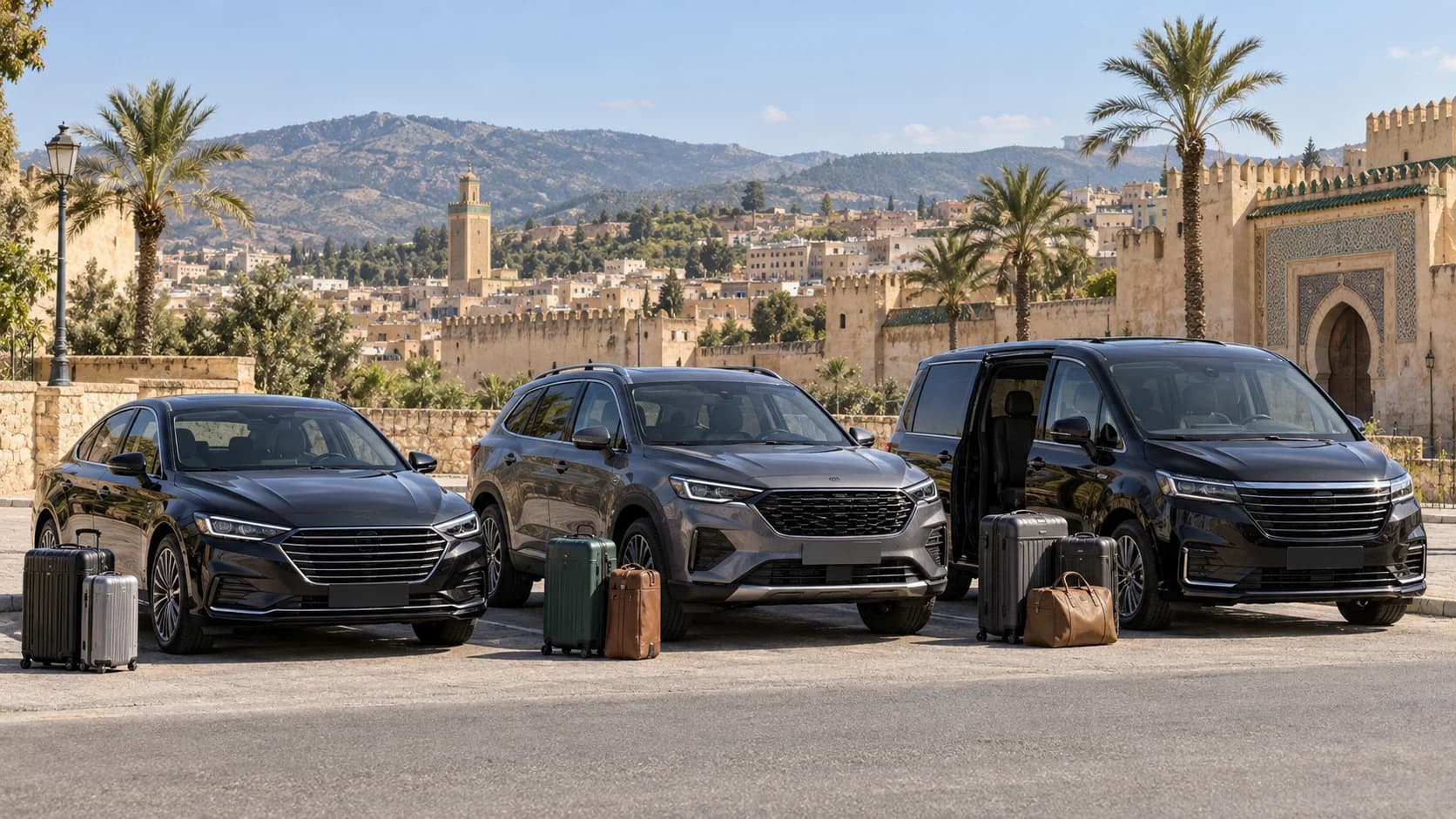 Berline vs SUV vs Monospace pour un transfert longue distance depuis Fès